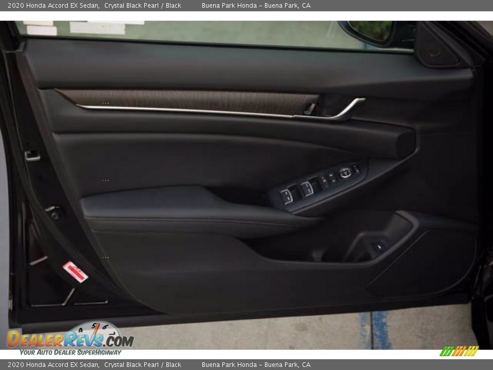 2020 Honda Accord EX Sedan Crystal Black Pearl / Black Photo #29