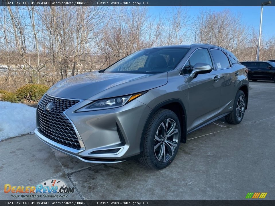 2021 Lexus RX 450h AWD Atomic Silver / Black Photo #1