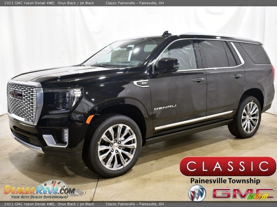 2021 GMC Yukon Denali 4WD Onyx Black / Jet Black Photo #1