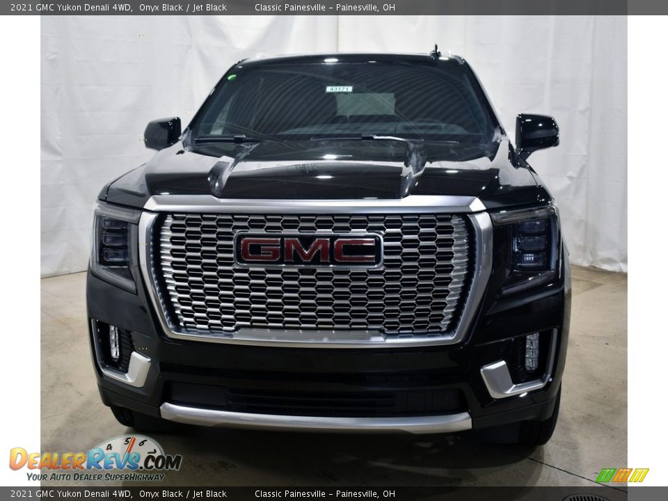 2021 GMC Yukon Denali 4WD Onyx Black / Jet Black Photo #4