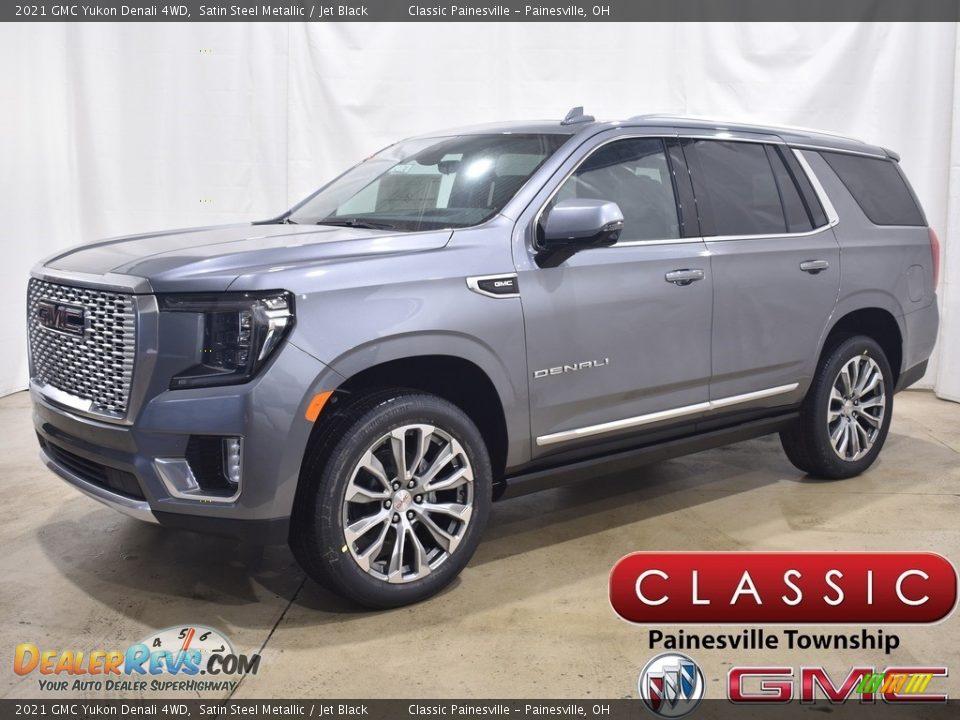 2021 GMC Yukon Denali 4WD Satin Steel Metallic / Jet Black Photo #1