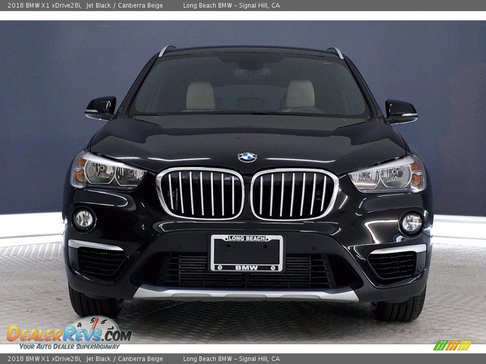 2018 BMW X1 xDrive28i Jet Black / Canberra Beige Photo #2