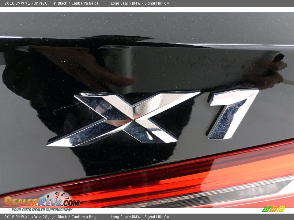 2018 BMW X1 xDrive28i Jet Black / Canberra Beige Photo #7