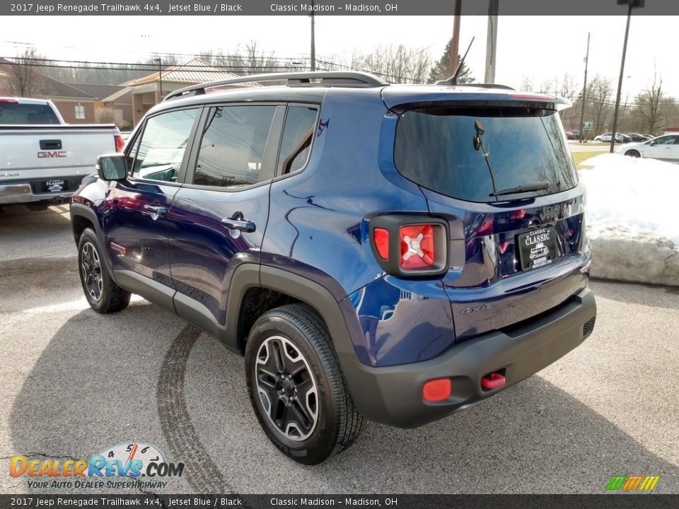 2017 Jeep Renegade Trailhawk 4x4 Jetset Blue / Black Photo #6