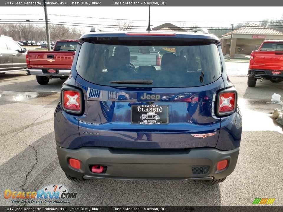 2017 Jeep Renegade Trailhawk 4x4 Jetset Blue / Black Photo #7