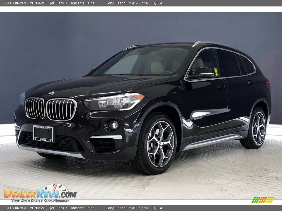 2018 BMW X1 xDrive28i Jet Black / Canberra Beige Photo #12