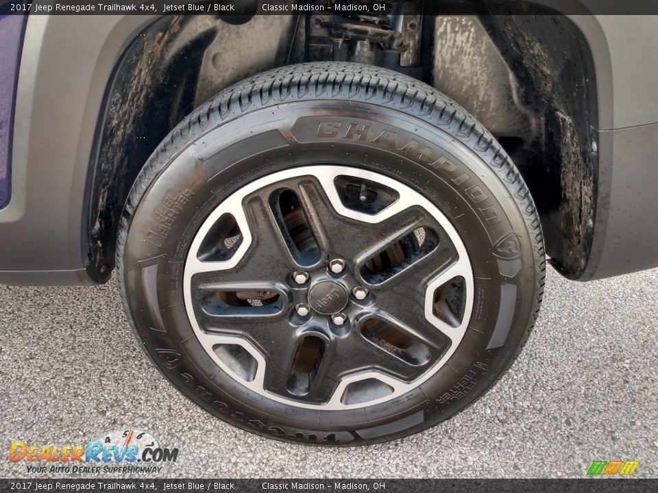 2017 Jeep Renegade Trailhawk 4x4 Jetset Blue / Black Photo #8