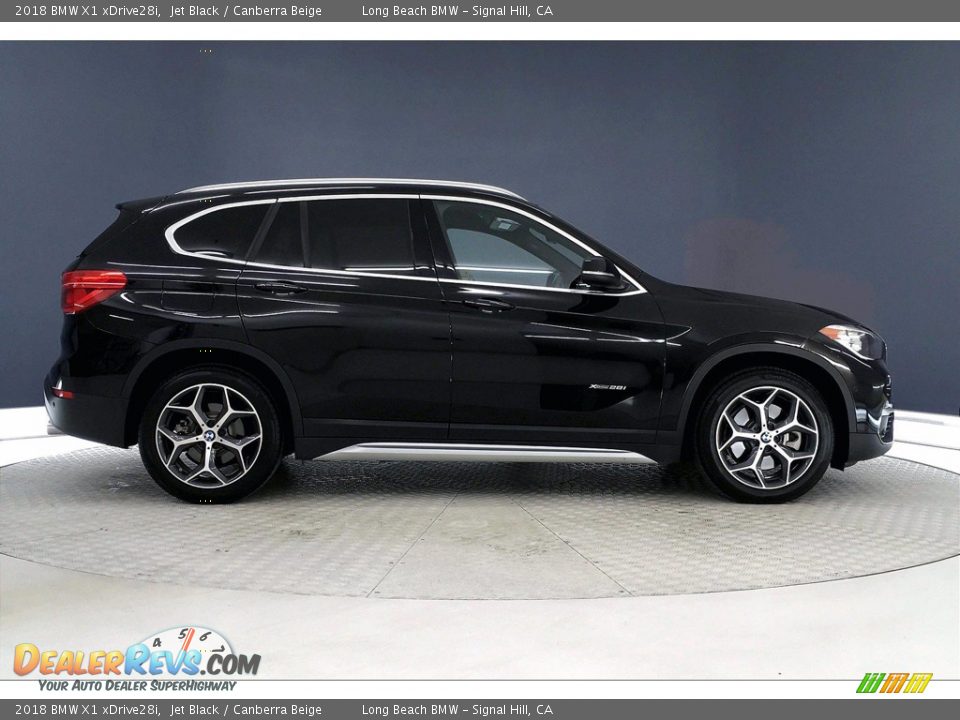 2018 BMW X1 xDrive28i Jet Black / Canberra Beige Photo #14