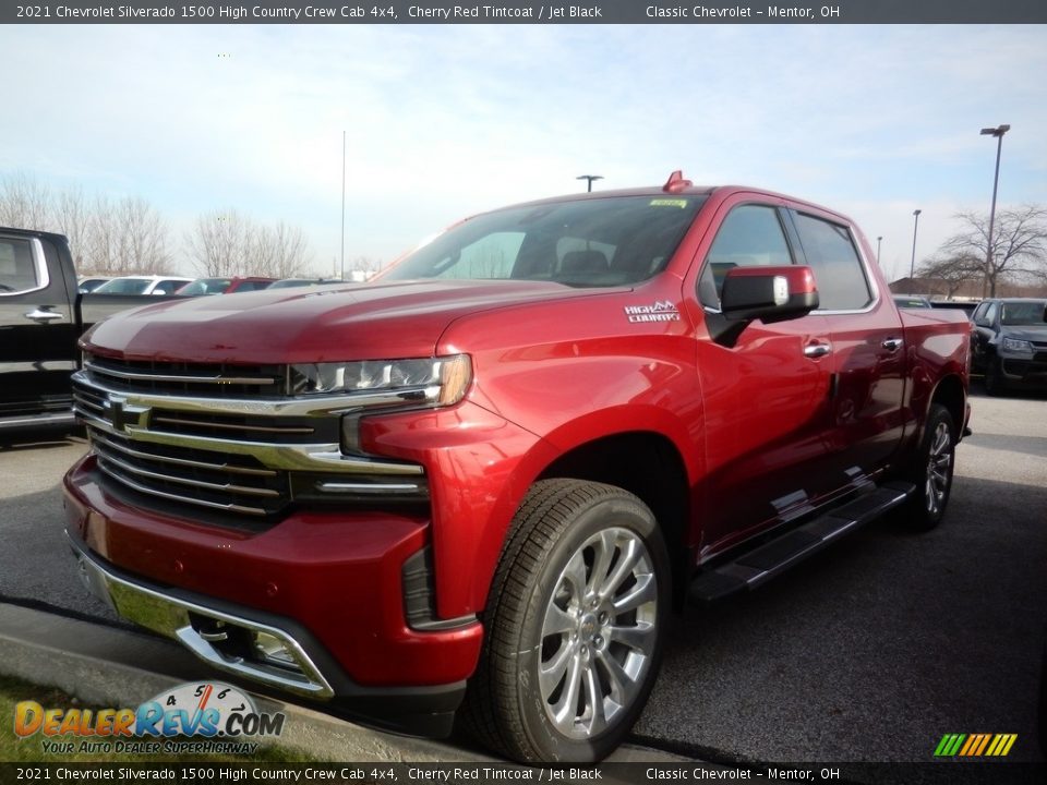 Front 3/4 View of 2021 Chevrolet Silverado 1500 High Country Crew Cab 4x4 Photo #1