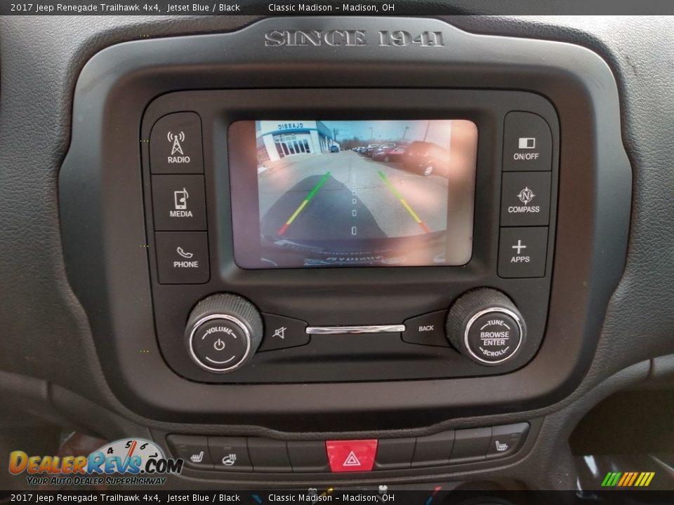 2017 Jeep Renegade Trailhawk 4x4 Jetset Blue / Black Photo #13