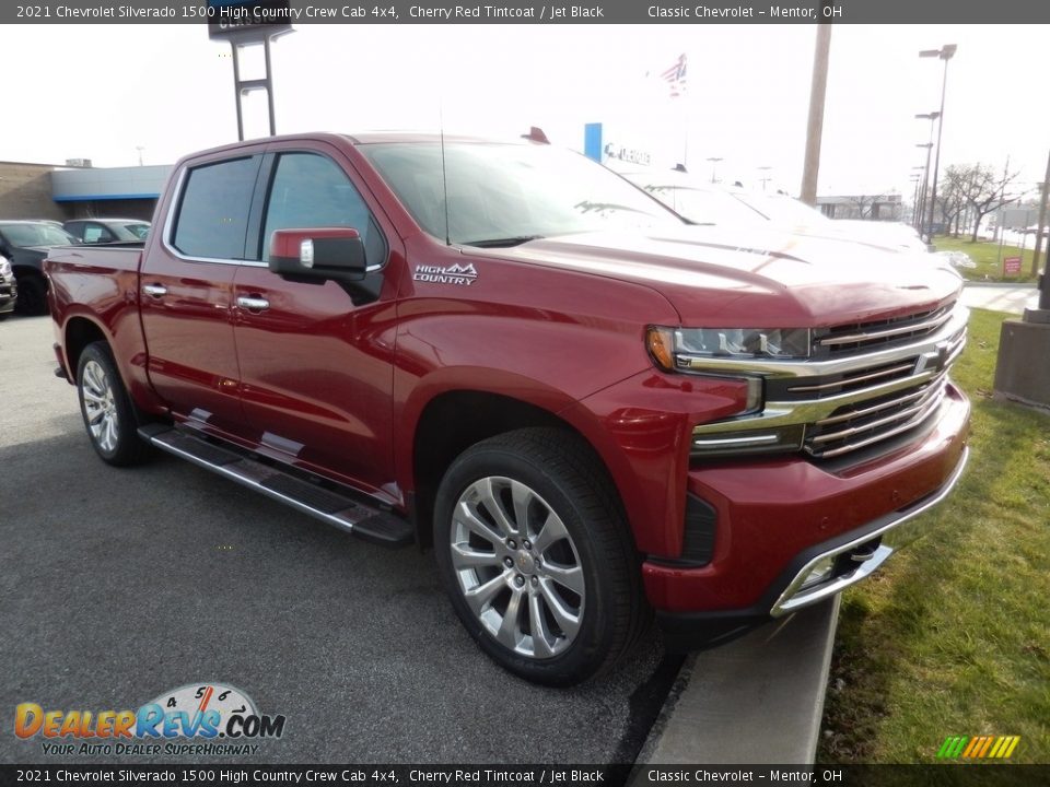 Cherry Red Tintcoat 2021 Chevrolet Silverado 1500 High Country Crew Cab 4x4 Photo #3