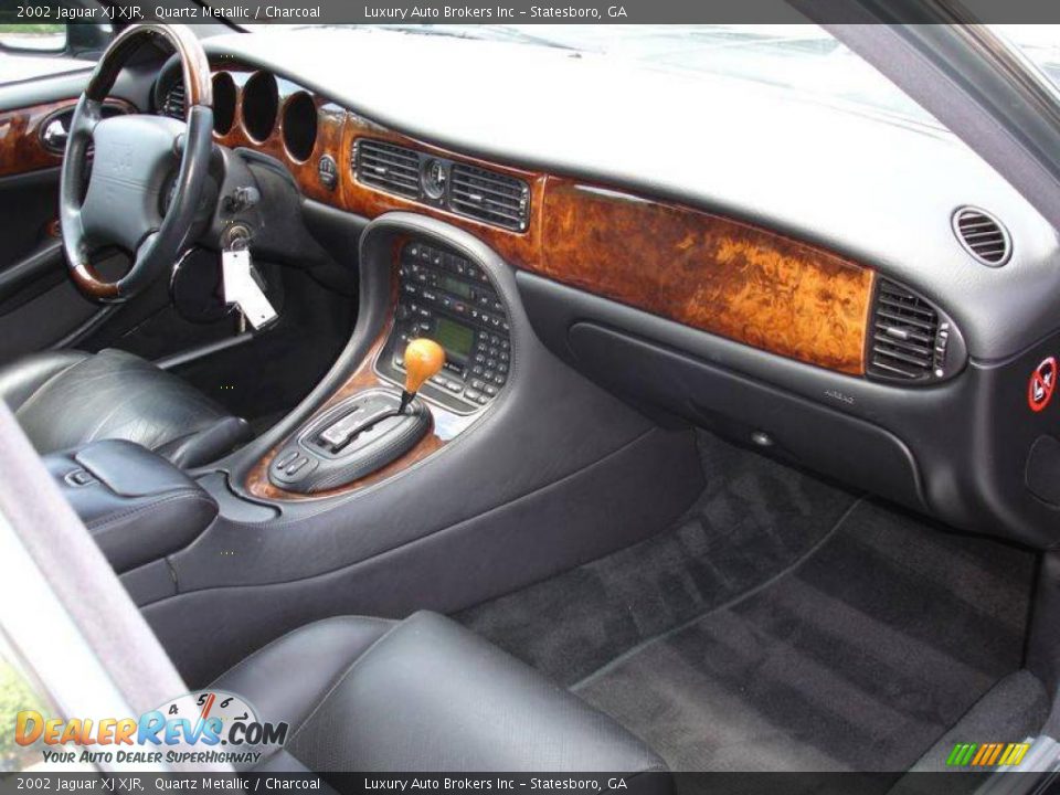 2002 Jaguar XJ XJR Quartz Metallic / Charcoal Photo #2