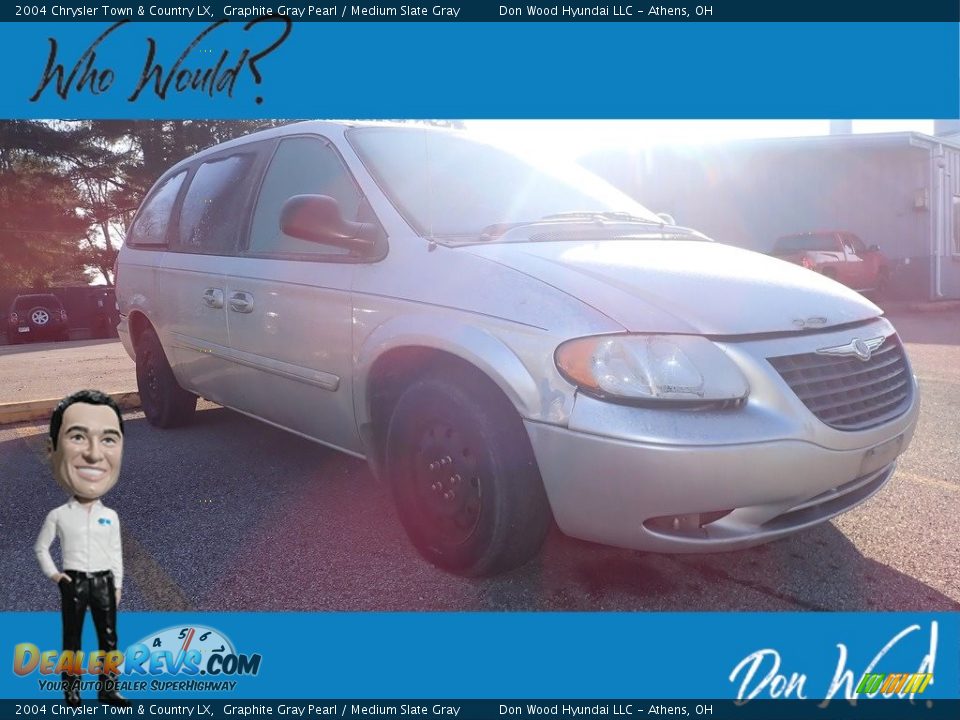 2004 Chrysler Town & Country LX Graphite Gray Pearl / Medium Slate Gray Photo #1