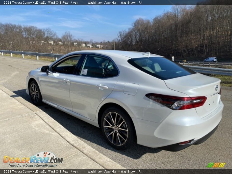 2021 Toyota Camry XLE AWD Wind Chill Pearl / Ash Photo #2