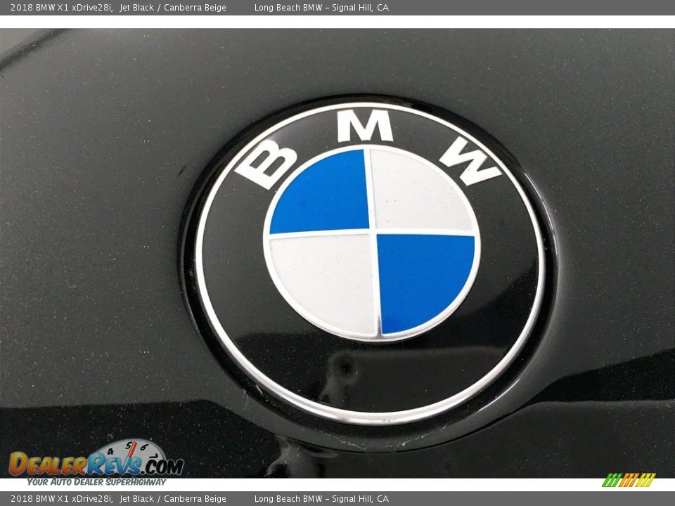 2018 BMW X1 xDrive28i Jet Black / Canberra Beige Photo #32