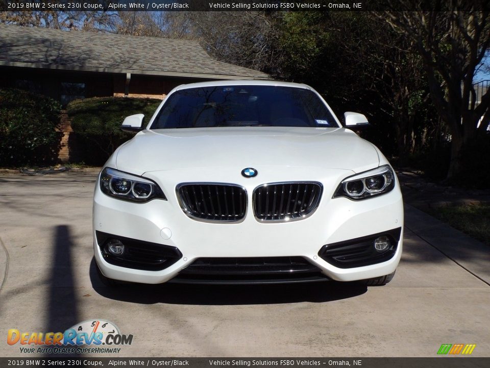 2019 BMW 2 Series 230i Coupe Alpine White / Oyster/Black Photo #6