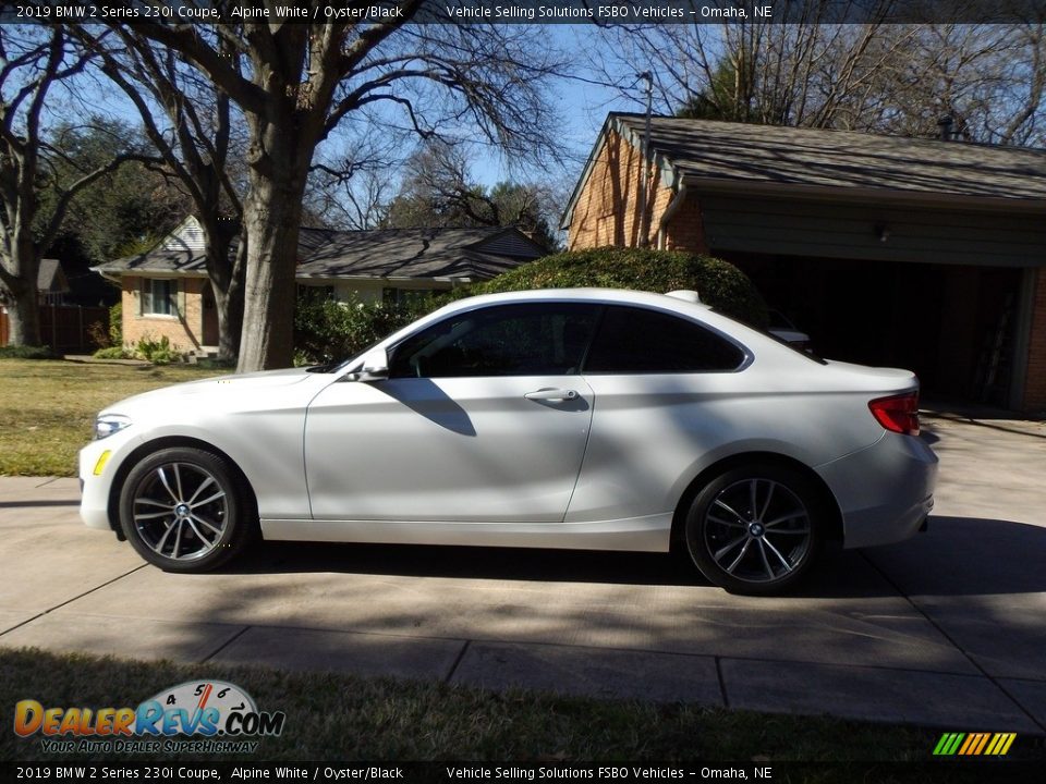 2019 BMW 2 Series 230i Coupe Alpine White / Oyster/Black Photo #7