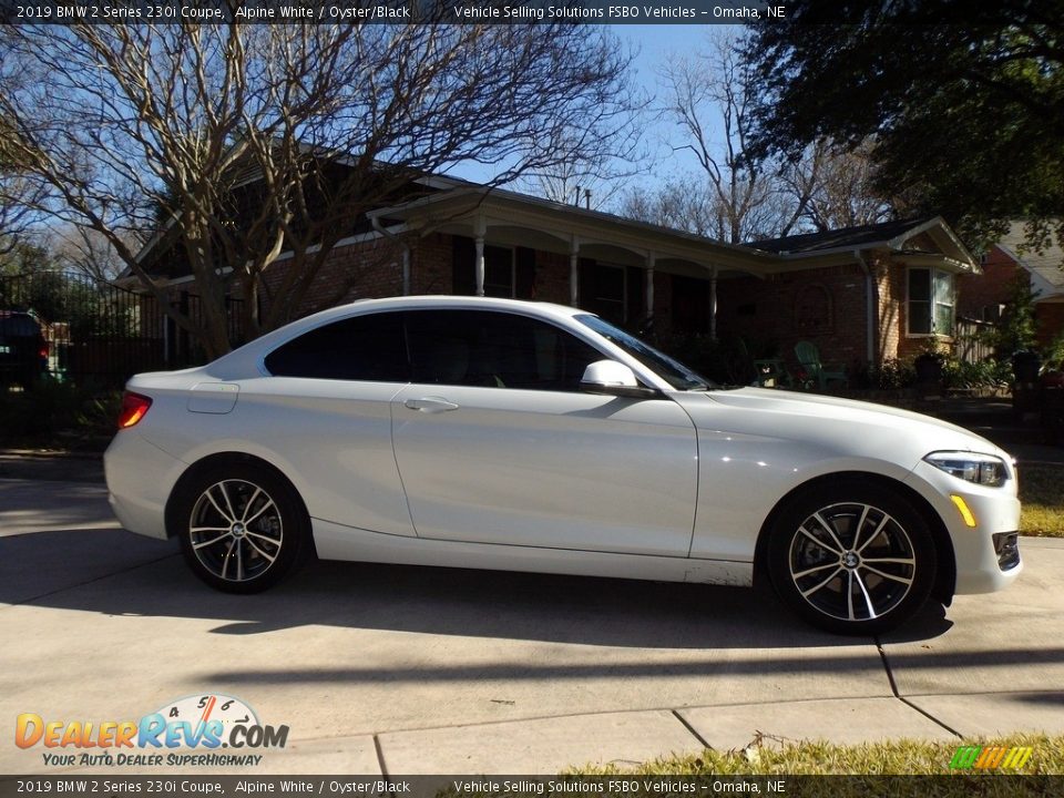 2019 BMW 2 Series 230i Coupe Alpine White / Oyster/Black Photo #8