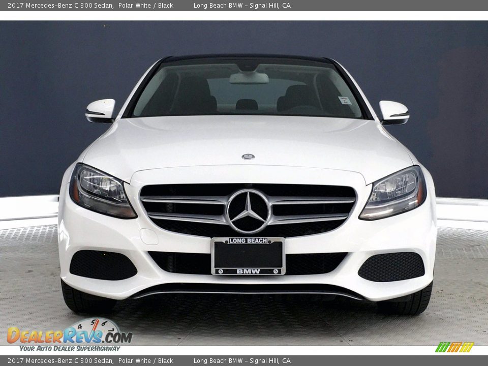 2017 Mercedes-Benz C 300 Sedan Polar White / Black Photo #2