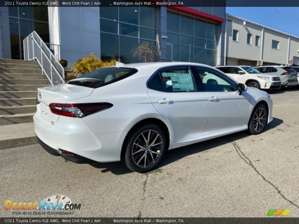 2021 Toyota Camry XLE AWD Wind Chill Pearl / Ash Photo #13