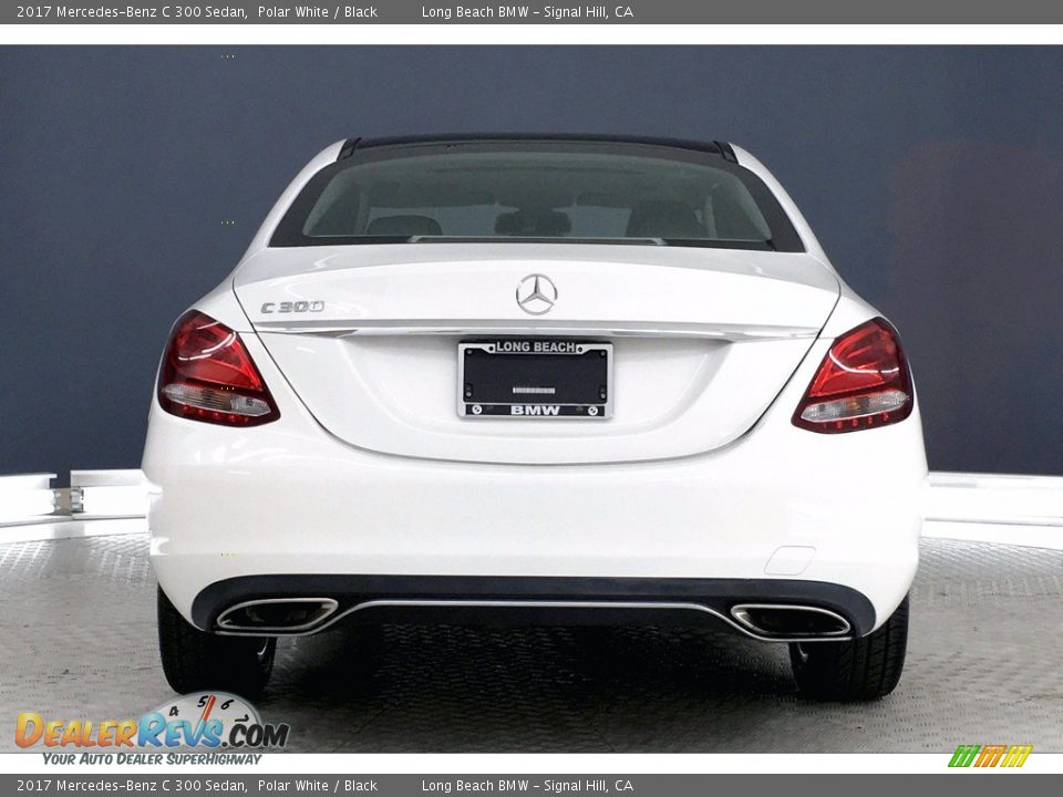 2017 Mercedes-Benz C 300 Sedan Polar White / Black Photo #3