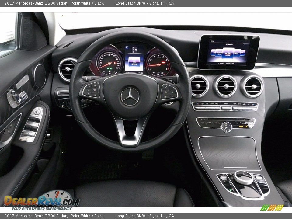 2017 Mercedes-Benz C 300 Sedan Polar White / Black Photo #4