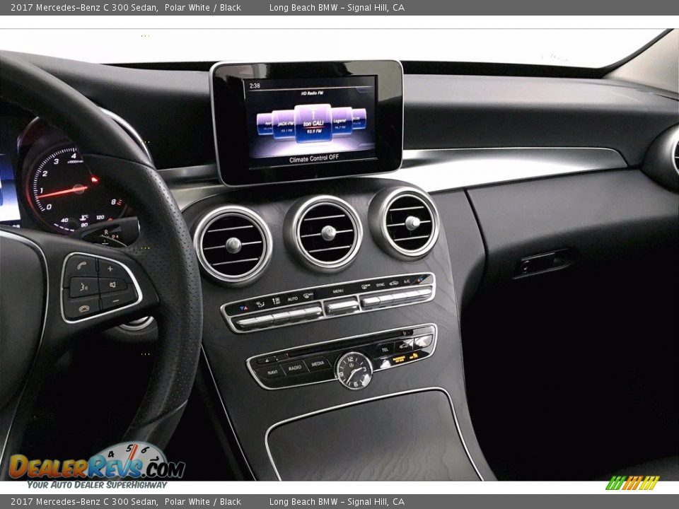 2017 Mercedes-Benz C 300 Sedan Polar White / Black Photo #5