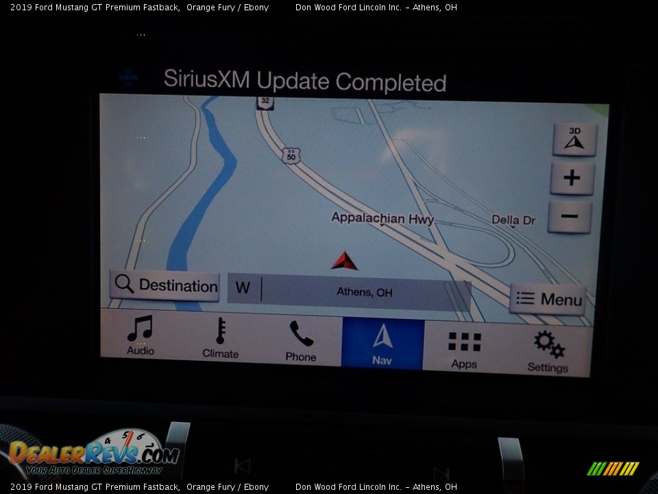 2019 Ford Mustang GT Premium Fastback Orange Fury / Ebony Photo #2