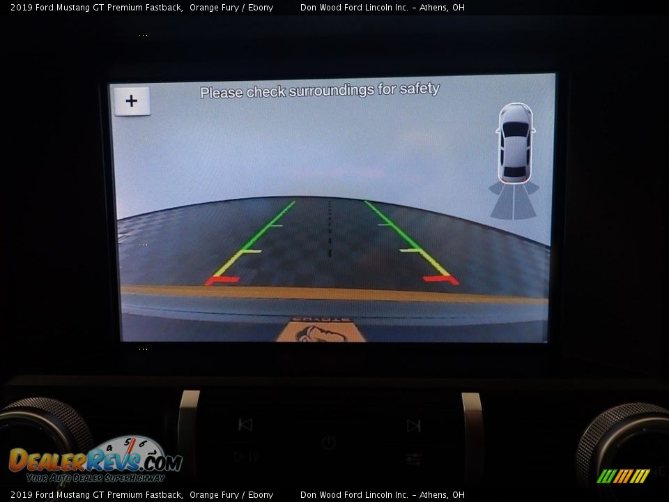 2019 Ford Mustang GT Premium Fastback Orange Fury / Ebony Photo #3