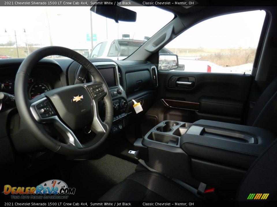 2021 Chevrolet Silverado 1500 LT Crew Cab 4x4 Summit White / Jet Black Photo #7