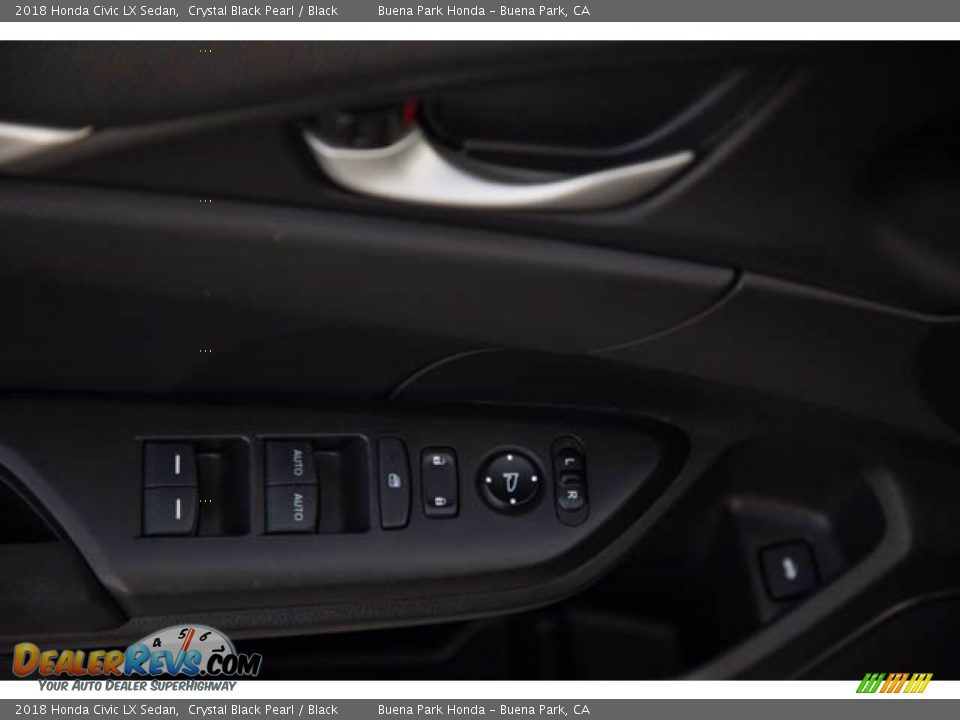 2018 Honda Civic LX Sedan Crystal Black Pearl / Black Photo #30