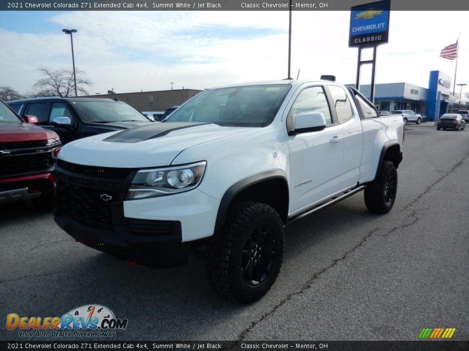 2021 Chevrolet Colorado Z71 Extended Cab 4x4 Summit White / Jet Black Photo #1