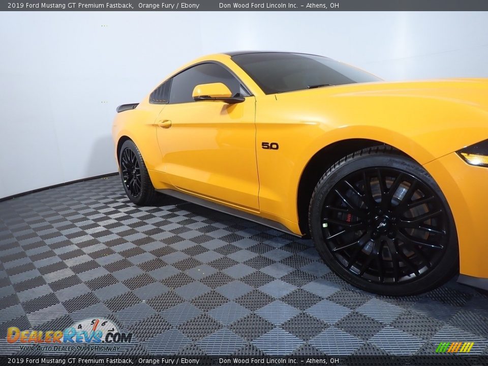 2019 Ford Mustang GT Premium Fastback Orange Fury / Ebony Photo #5