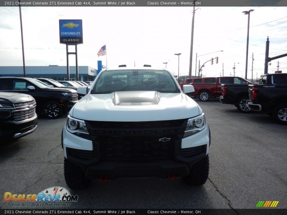 2021 Chevrolet Colorado Z71 Extended Cab 4x4 Summit White / Jet Black Photo #2