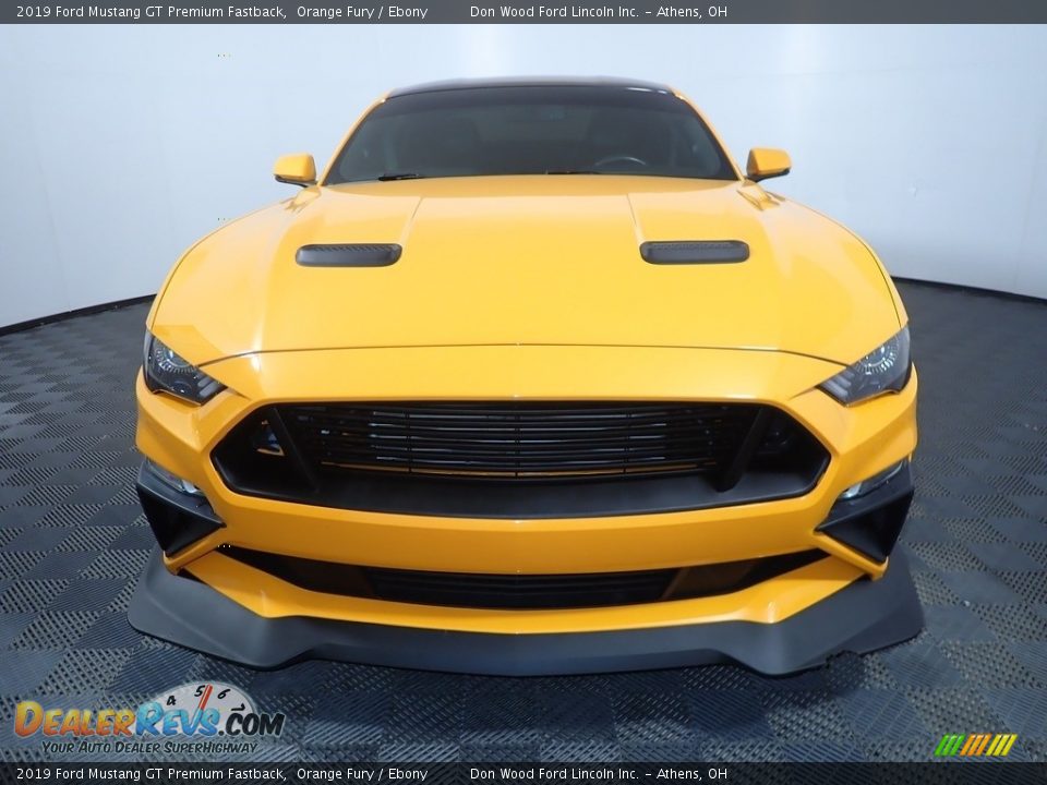 2019 Ford Mustang GT Premium Fastback Orange Fury / Ebony Photo #6