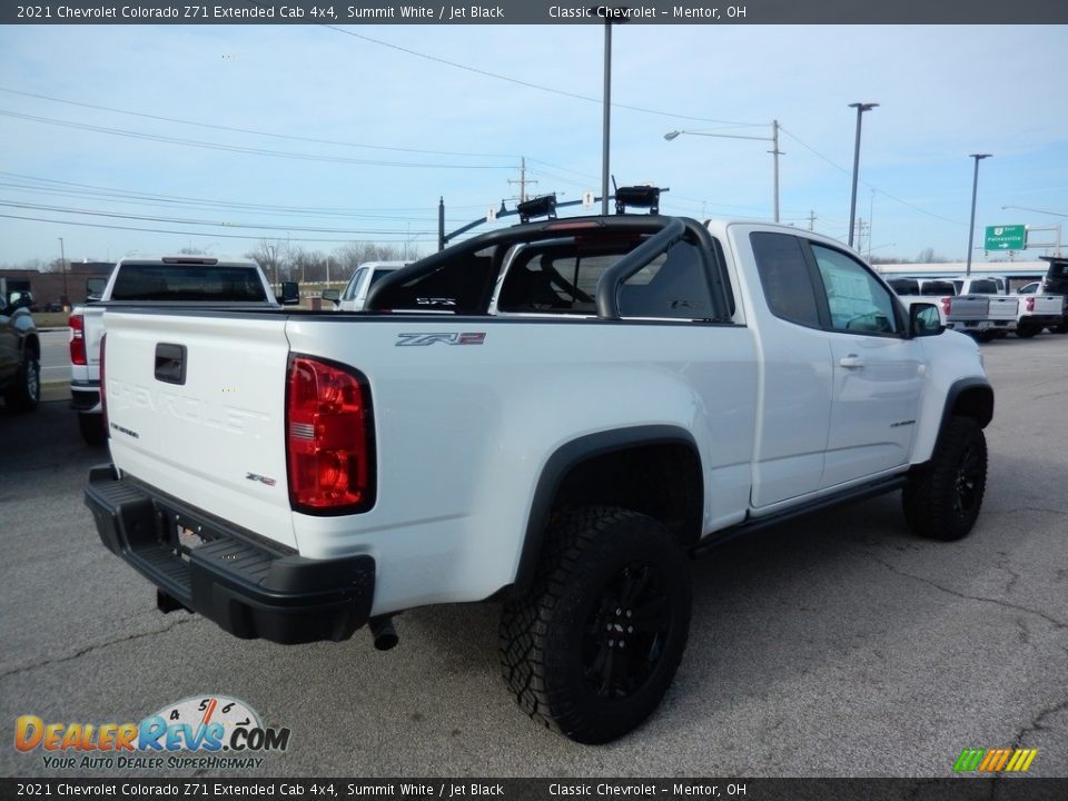 2021 Chevrolet Colorado Z71 Extended Cab 4x4 Summit White / Jet Black Photo #4