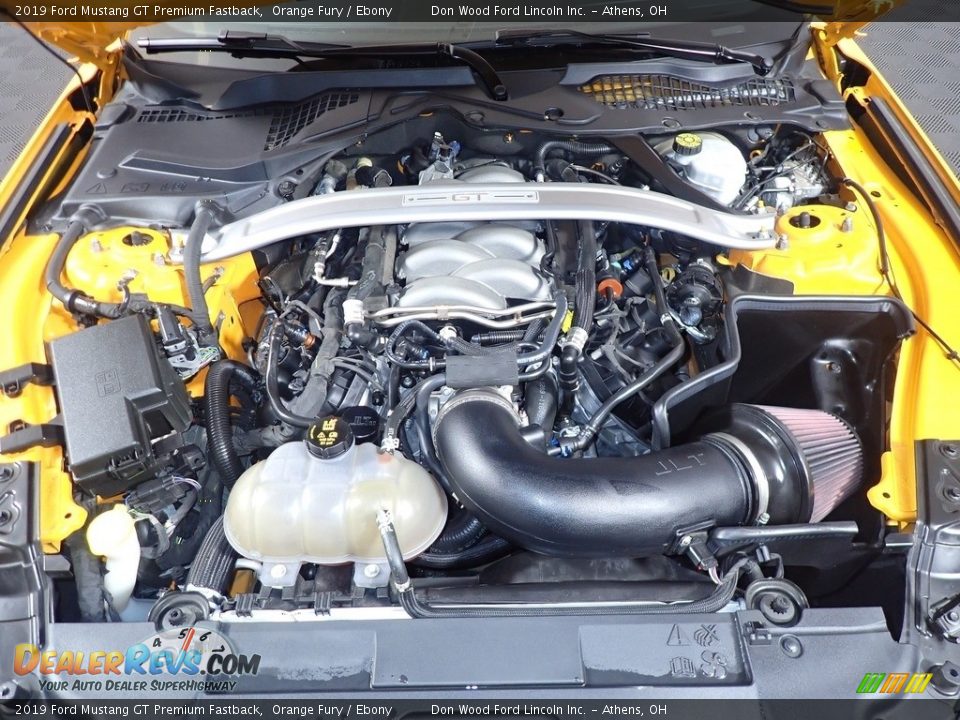2019 Ford Mustang GT Premium Fastback 5.0 Liter DOHC 32-Valve Ti-VCT V8 Engine Photo #8
