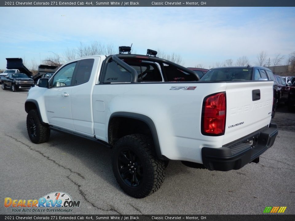 2021 Chevrolet Colorado Z71 Extended Cab 4x4 Summit White / Jet Black Photo #5