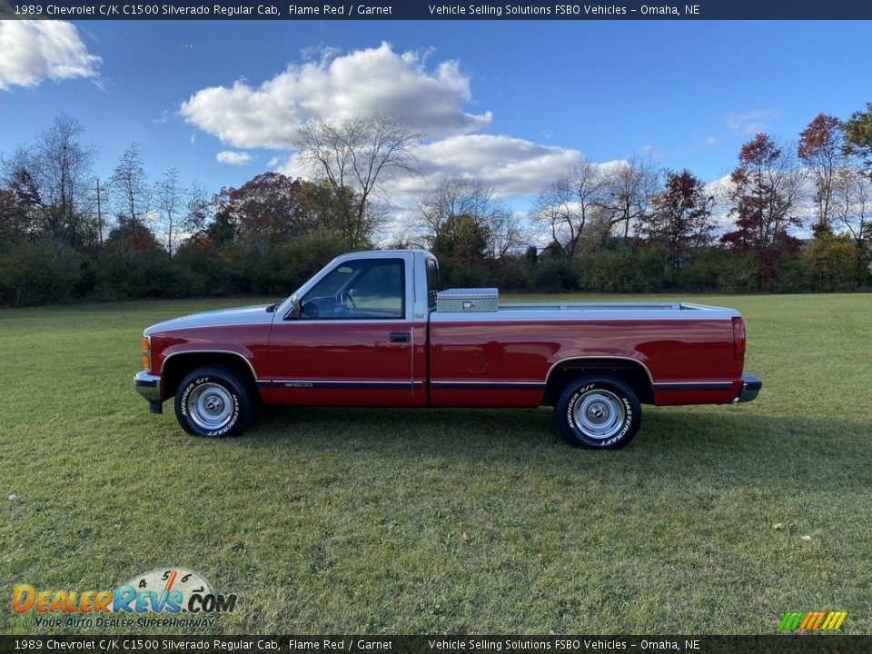 Flame Red 1989 Chevrolet C/K C1500 Silverado Regular Cab Photo #8