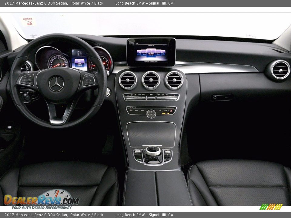 2017 Mercedes-Benz C 300 Sedan Polar White / Black Photo #15