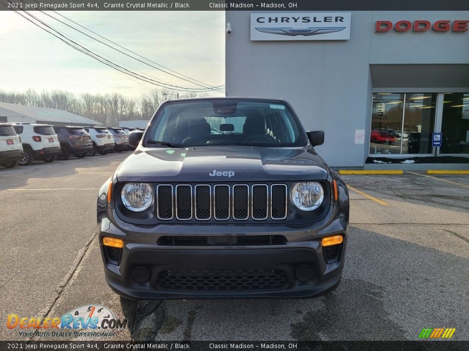 2021 Jeep Renegade Sport 4x4 Granite Crystal Metallic / Black Photo #7