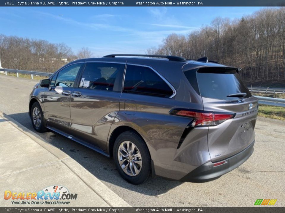 2021 Toyota Sienna XLE AWD Hybrid Predawn Gray Mica / Graphite Photo #2