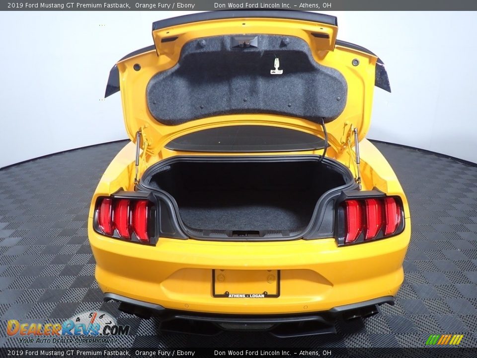 2019 Ford Mustang GT Premium Fastback Orange Fury / Ebony Photo #15