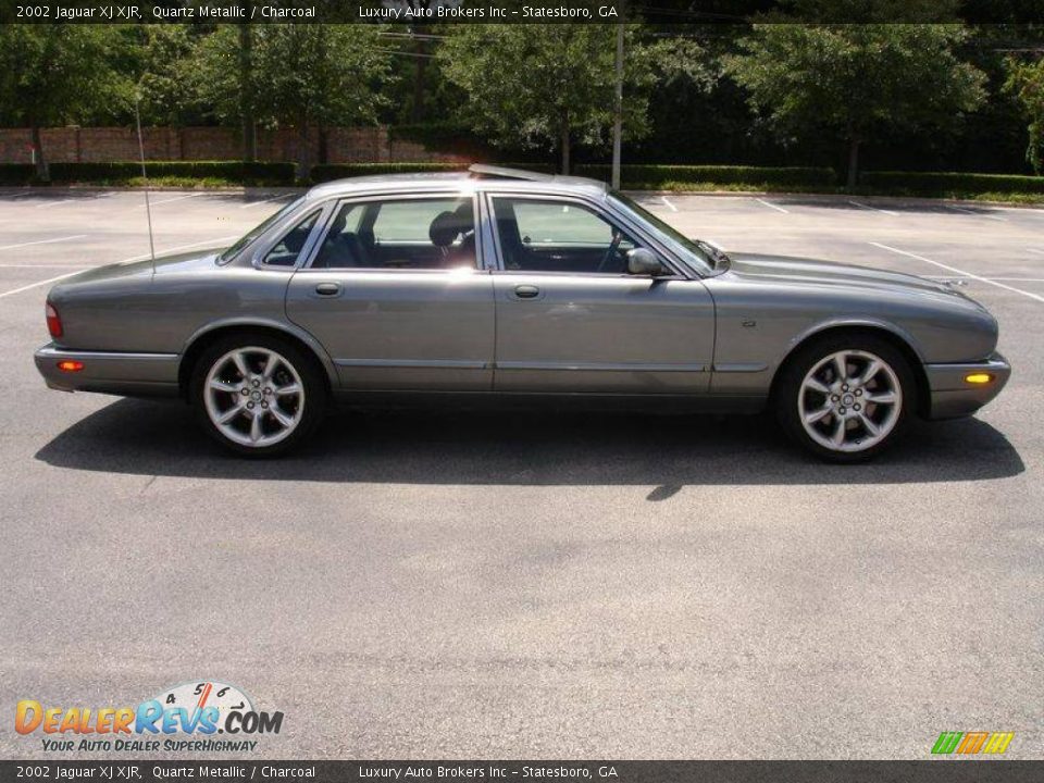 2002 Jaguar XJ XJR Quartz Metallic / Charcoal Photo #4