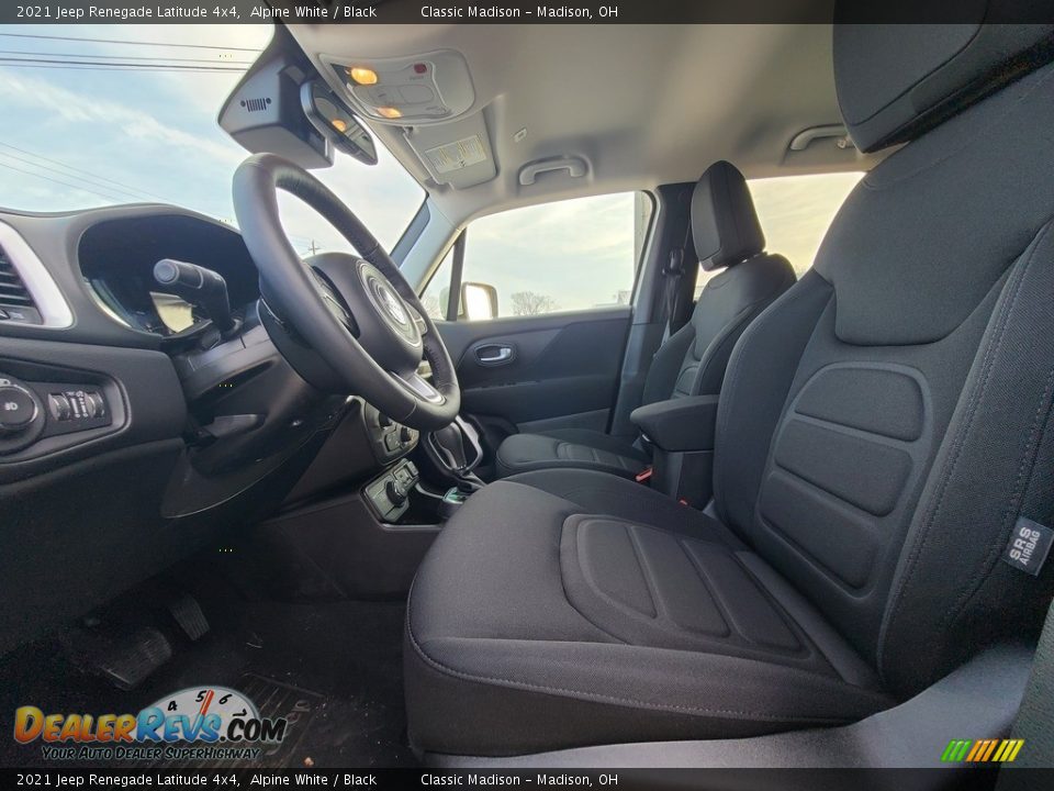 2021 Jeep Renegade Latitude 4x4 Alpine White / Black Photo #2