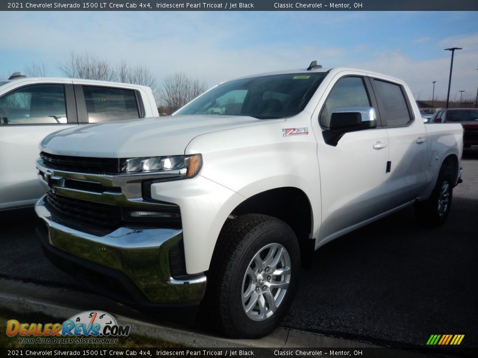 2021 Chevrolet Silverado 1500 LT Crew Cab 4x4 Iridescent Pearl Tricoat / Jet Black Photo #1