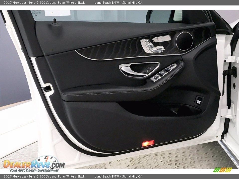 2017 Mercedes-Benz C 300 Sedan Polar White / Black Photo #23