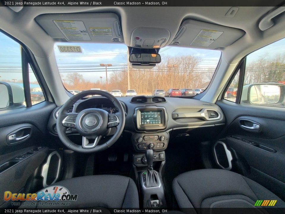2021 Jeep Renegade Latitude 4x4 Alpine White / Black Photo #4