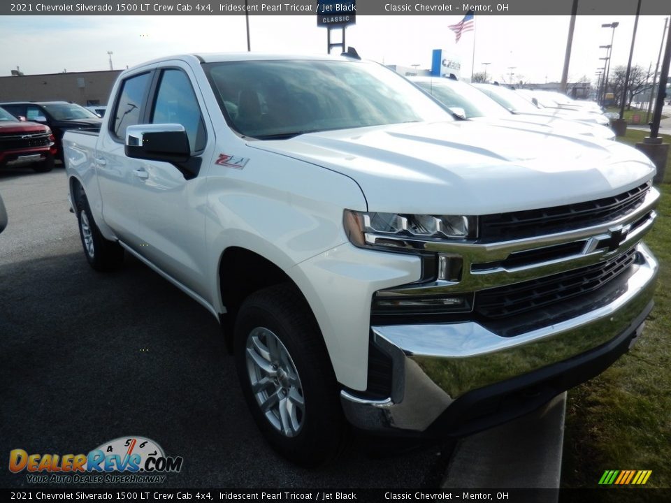 2021 Chevrolet Silverado 1500 LT Crew Cab 4x4 Iridescent Pearl Tricoat / Jet Black Photo #3