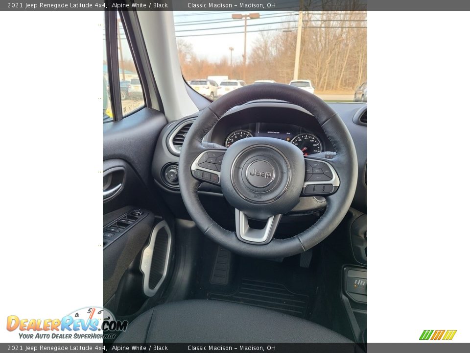 2021 Jeep Renegade Latitude 4x4 Alpine White / Black Photo #5